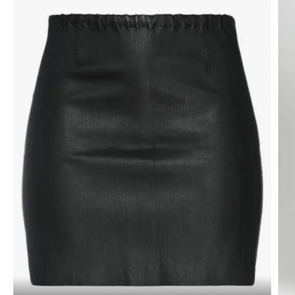 STOULS Paris mini leather skirt Size M